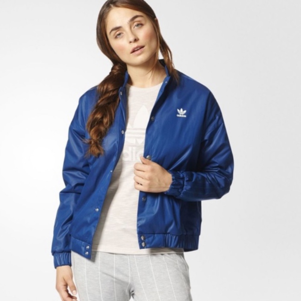 Blue Adidas Padded Tracktop